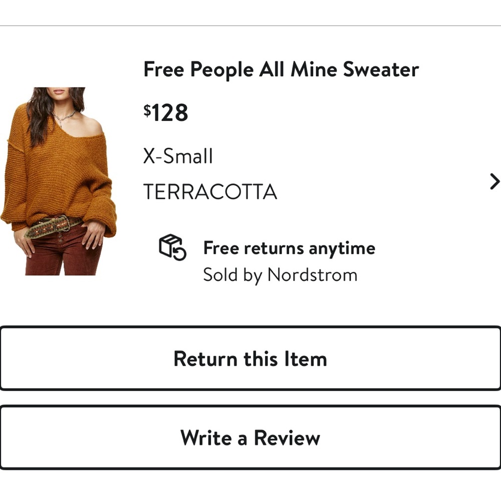 Free People ALL MINE Sweater size XS - Picture 12 of 12